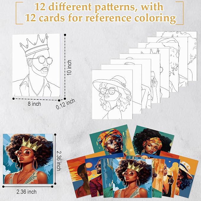 Cholemy 36 Pcs Paint and Sip Kit - Image 3
