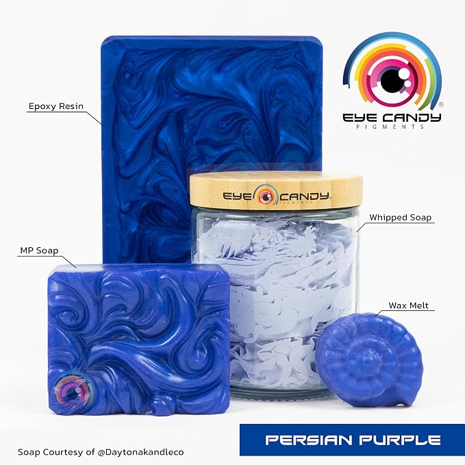 Eye Candy Pigments Premium Purple Mica Powder - Image 3