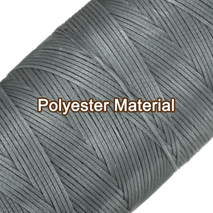 uxcell Leather Sewing Waxed Thread, 284 Yards / 260m 0.8mm 150D Flat Polyester - Image 3