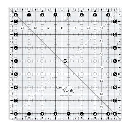 Non-Slip Square Quilt Template Ruler by CraftBunch