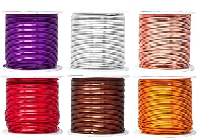 Mandala Crafts 18 Gauge Anodized Aluminum Craft Wire by MandalaCrafts