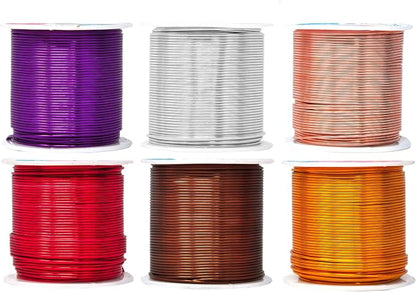 Mandala Crafts 18 Gauge Anodized Aluminum Craft Wire by MandalaCrafts