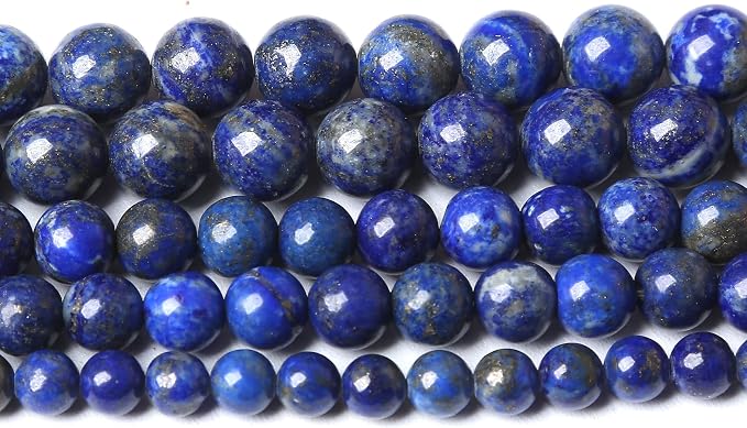AAA+ Natural Lapis Lazuli Gemstone Beads 4mm 89PCS Round Loose Stone Beads by NaturalStoneBeads