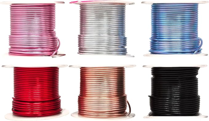 Mandala Crafts 14 Gauge Anodized Aluminum Craft Wire by MandalaCrafts