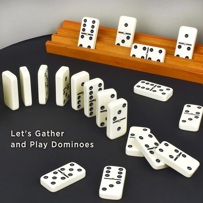 Queensell Dominos Set for Adults – Dominoes - Image 7