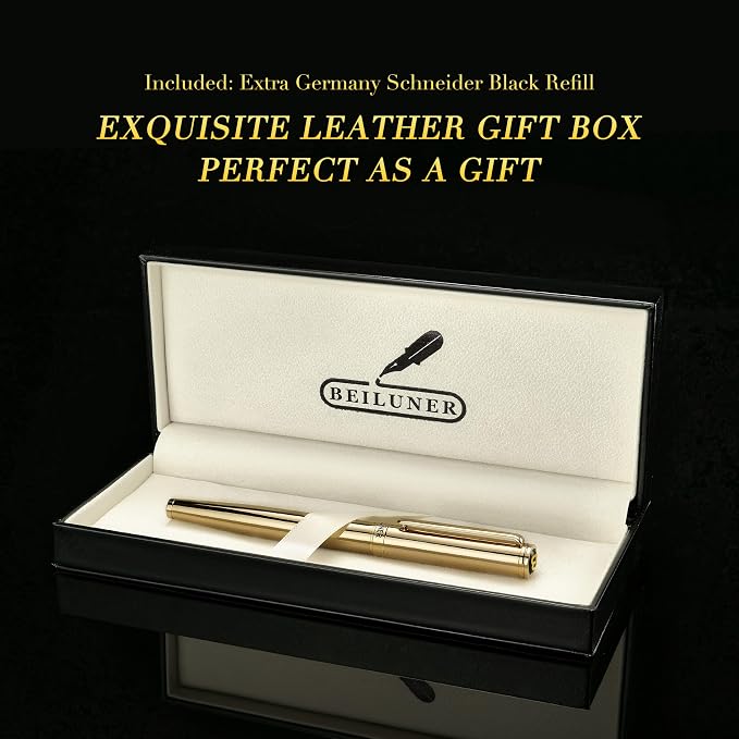 BEILUNER Luxury Gold Rollerball Pen, Stunning Pens - Image 6