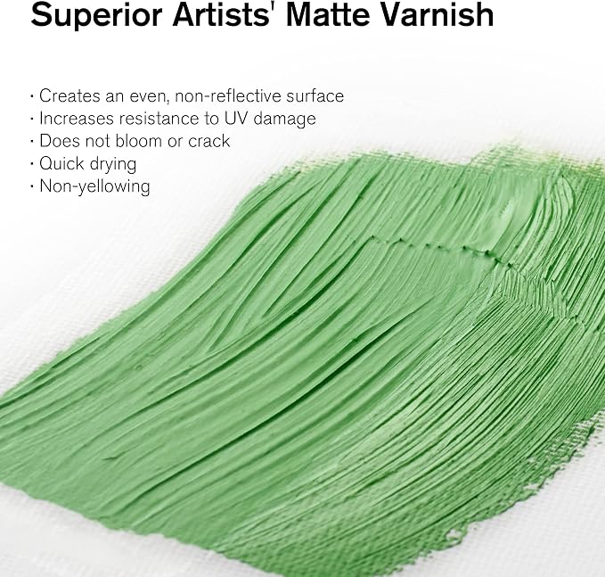 Winsor & Newton Professional Artists' Matt Varnish, 75ml Bottle - Image 2