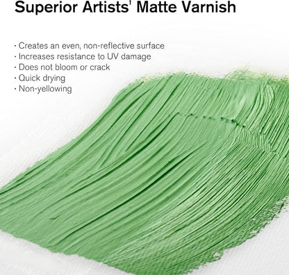 Winsor & Newton Professional Artists' Matt Varnish, 75ml Bottle - Image 2