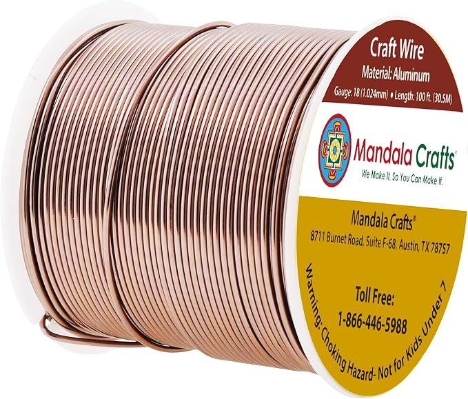 Mandala Crafts 18 Gauge Anodized Aluminum Craft Wire - Image 2