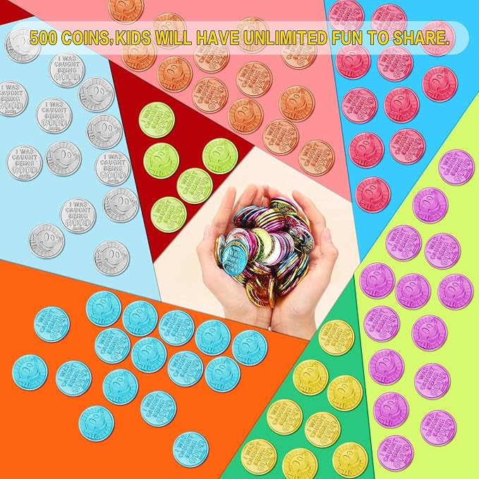 Jerify 1000 Pcs I was Caught Being Good Coins - Image 5