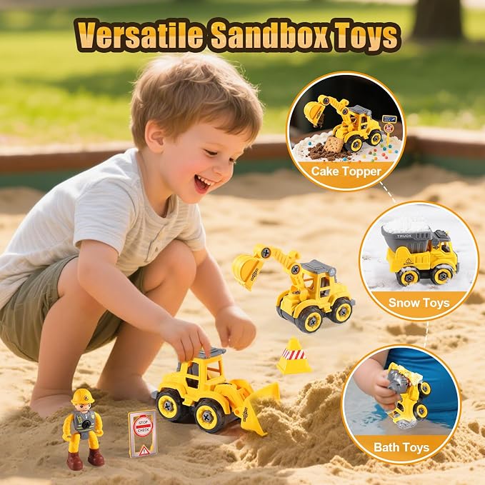 LUDILO Toddler Kids Toys Boys 3-5: Mini DIY Assembly Stem Learning Educational - Image 5