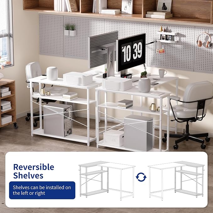 Pamray 43 Inch L Shaped Computer Desk - Image 6