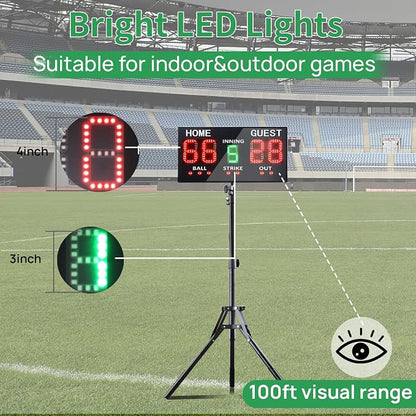 YZ LED Baseball/Softball Scoreboard - Image 4