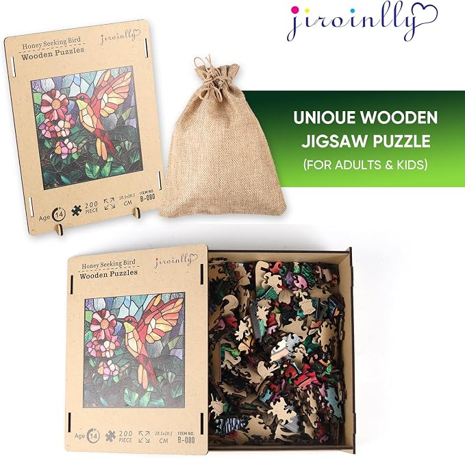 Wooden Jigsaw Puzzles -Bird Wooden Puzzles - Image 6