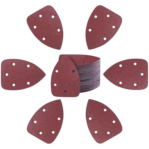 100-Pack Mouse Sandpaper 100 Grit by Tongbay