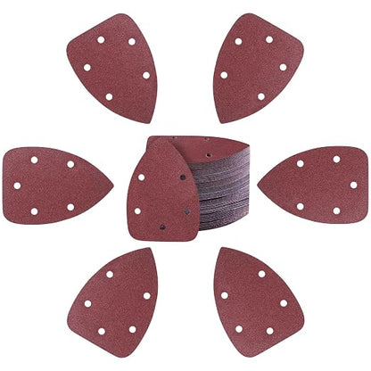 100-Pack Mouse Sandpaper 100 Grit by Tongbay