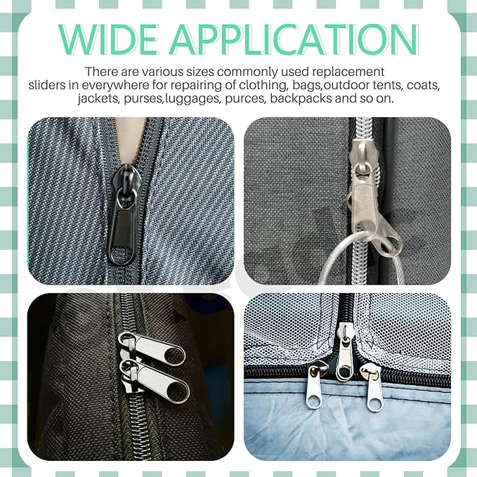 Keadic 144Pcs Zipper Repair Kit - Image 5