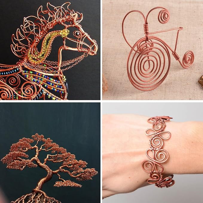 Aluminum Craft Wire, 32.8 Feet 3.0 mm/ 8 Gauge Copper Bendable Soft Metal - Image 3
