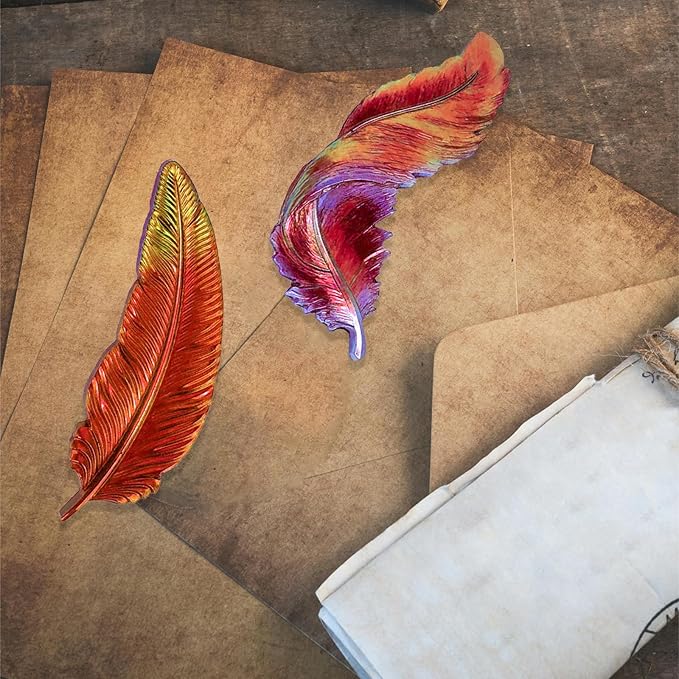 Wehous 3PCS Feather Resin Mold 3D Feather Shape Silicone Molds - Image 6