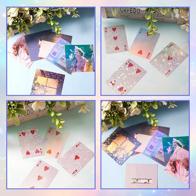 36 Sheets A4 Holographic Paper Sticker Transparent Waterproof Self Adhesive - Image 5