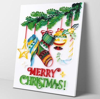 Uniquilling Christmas Quilling Kits, Paper Quilling Kit - Image 2