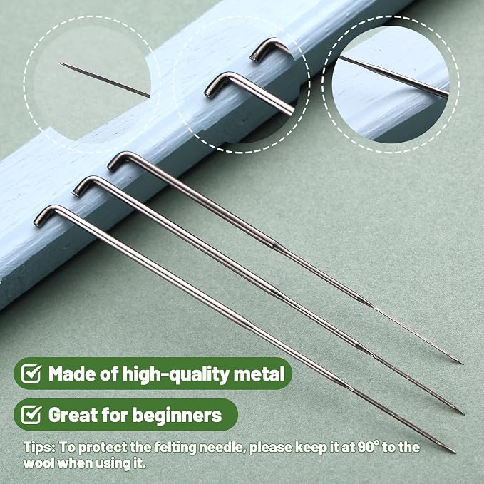Yizzvb Wool Felting Needles, 4 Sizes Felting Needles - Image 5