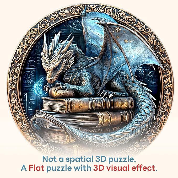 Round Puzzles for Adults 1000 Pieces, Hard Difficult Challenging Puzzles for - Image 2