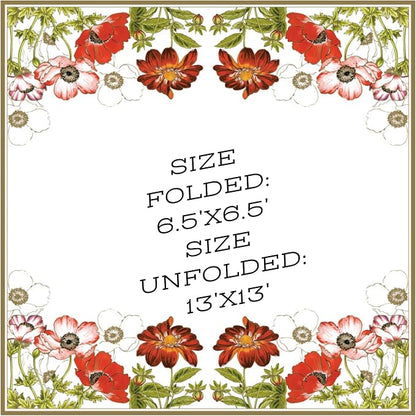20-ct 13x13 Flowers Paper Luncheon Decoupage Napkins, 3-Ply Servilletas Printed - Image 2