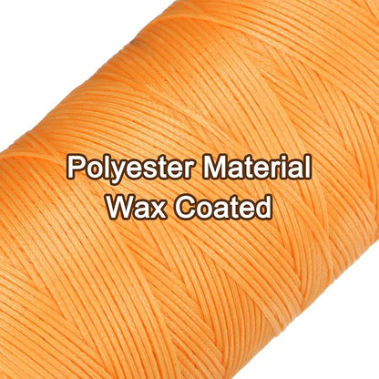 uxcell 150D 0.8mm Flat Waxed Thread 284 Yards Polyester Leather Sewing Waxed - Image 4