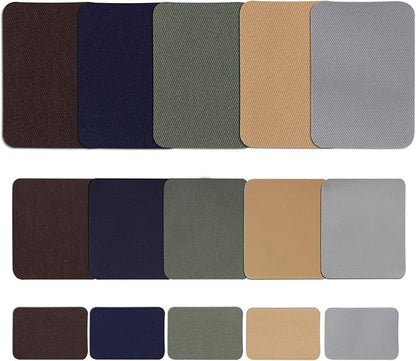 30 Pieces Twill Fabric Patches Fabric Repair Patches Iron on Twill Patch - Image 3