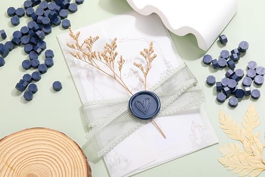 Yoption 360Pcs Navy Blue Sealing Wax Beads - Image 4