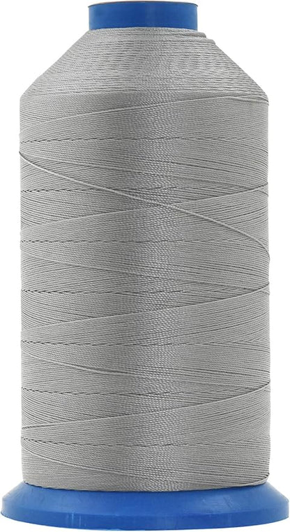 Mandala Crafts Bonded Nylon Thread Gray Heavy Duty Sewing Threads by MandalaCrafts