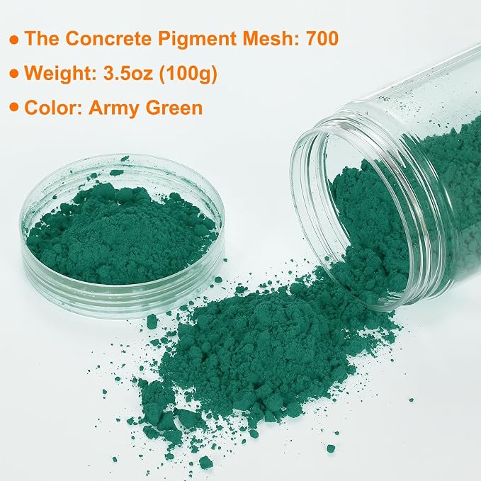 HARFINGTON Iron Oxide Powder Concrete Pigment 700 Mesh 3.5oz Iron Oxide Grout - Image 2