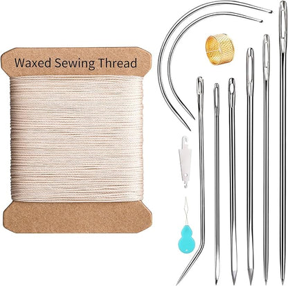 Repair Sewing Kit, Upholstery Needle and Thread Kit by KAQRHFT