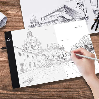 Crehatos 8.5" x 11" Tracing Paper, Translucent Tracing Pad, 100 Sheets - Image 2