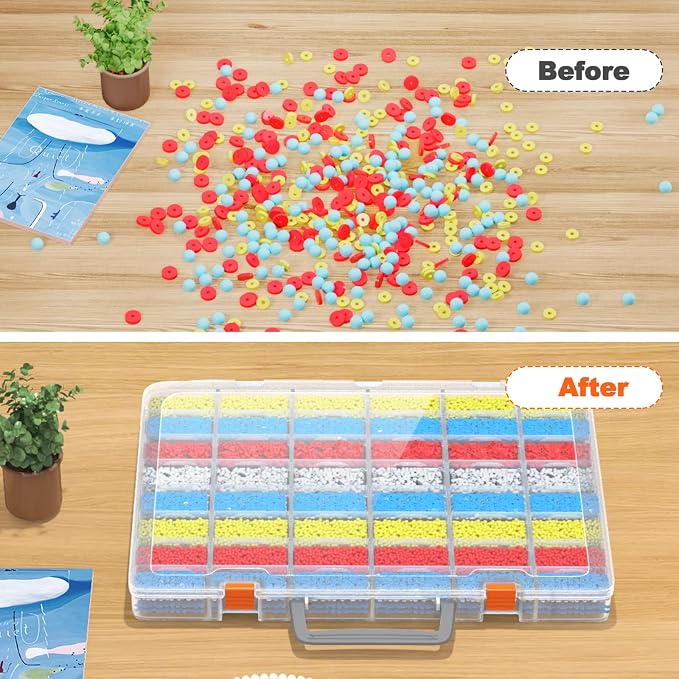 Bluedale 48 Grids Large Plastic Organizer Box - Image 5