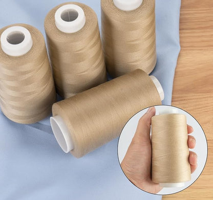 Serger Thread 4 Cones 3000 Yards Each Spool All Purpose Polyester Thread 40S/2 - Image 3