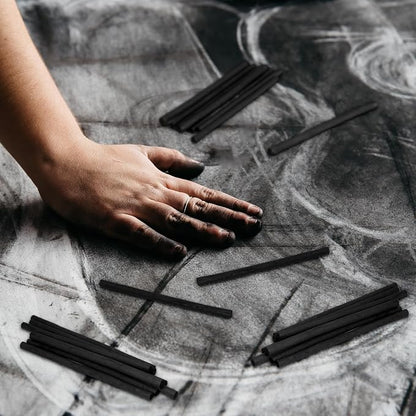 Gueevin 200 Pcs Willow Charcoal Sticks, Willow Charcoal, and Fine Art Christmas - Image 6