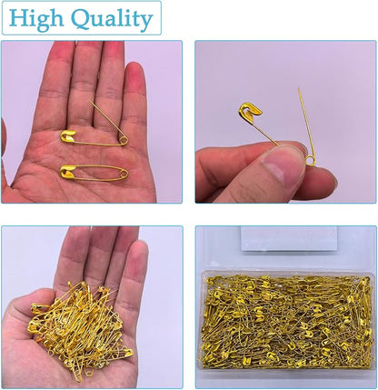 Safety Pins, Rust-Resistant Nickel Plated Steel, Sharp Edge Safety Pin - Image 3