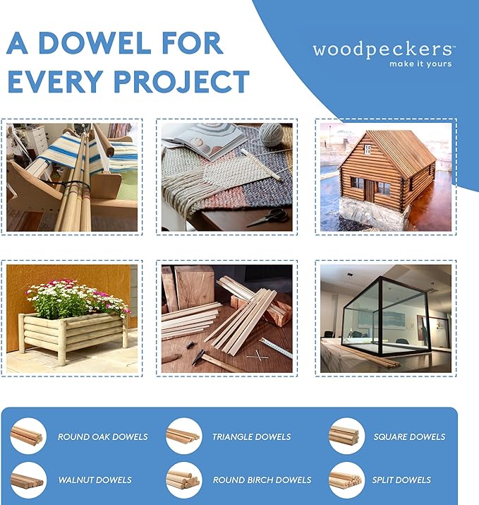 Dowel Rods Wood Sticks Wooden Dowel Rods - Image 3