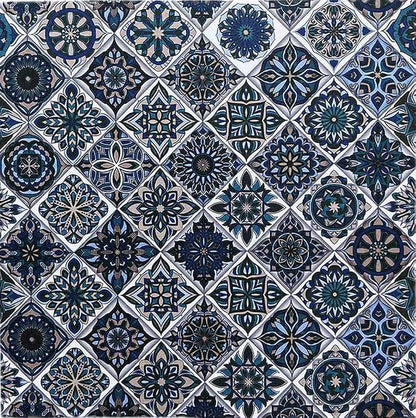 Groovy Boho Tribal Scrapbook Pad – 24 Bohemian Sheets - Image 6