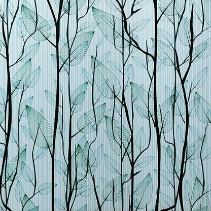 DKTIE Nature Pattern Rainbow Window Film Decorative Stained Glass Window Film by Dktie
