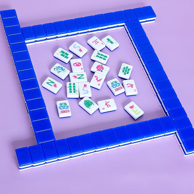 American Mahjong Tile Set with Carrying Bag and Accessories, 160 Acrylic - Image 7