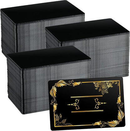 Thenshop 550 Pcs Metal Business Cards Engraving Aluminum Plates by Thenshop