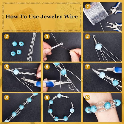 BENECREAT 9 10 12 15 17 18 20 Gauge Aluminum Wire Anodized Jewelry Craft Making - Image 4