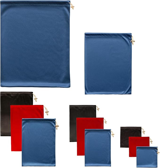 Valante Set of Adult Game Toys Microfiber Drawstring Storage Bags by Valante
