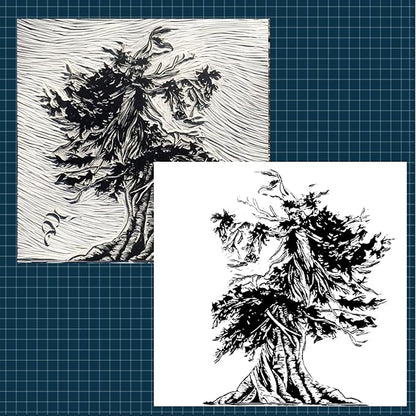 Falling in Art 12 * 12 Linoleum Carving Blocks, 2 Pack Soft Stamp Rubber Blocks - Image 6