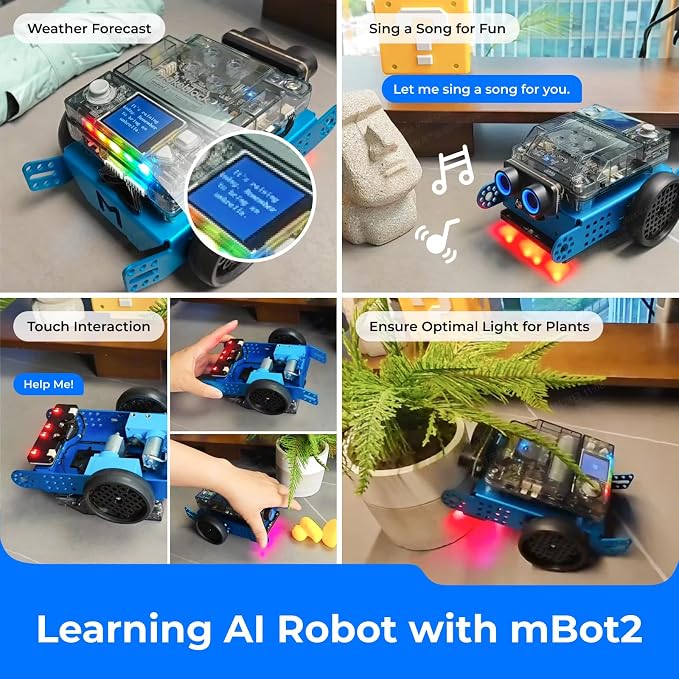 Makeblock mBot2 Coding Robot for Kids, AI Learning Support Scratch & Python - Image 3