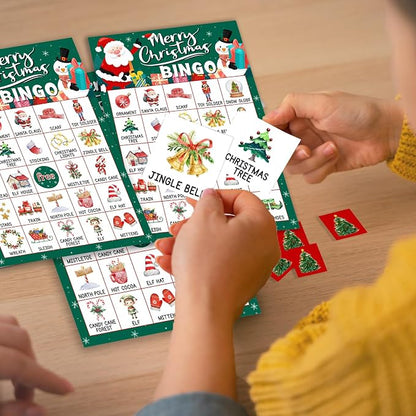 Christmas Bingo Game Cards, 24 Players Christmas Bingo Game - Image 4