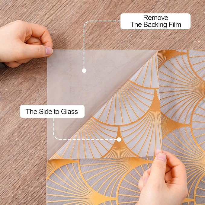 DKTIE Geometric Art Stained Glass Window Film Bathroom Window Privacy Film - Image 9